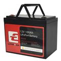 Baterie LiFePO4 12,8V 100Ah TE12100 LITHTECH Bluetooth, BMS, IP67