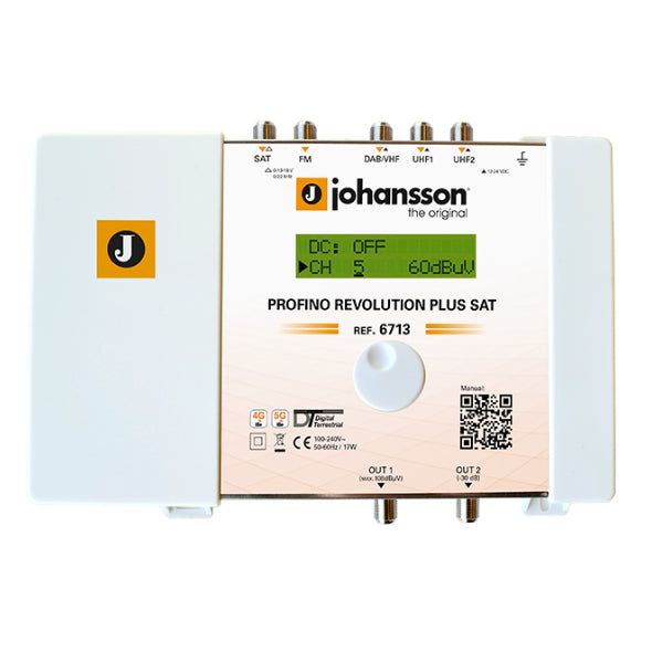 Anténní zesilovač programovatelný Johansson 6713 Profine Revolution Plus SAT