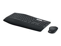 Sada klávesnice a myši - bezdrátový - Bluetooth, 2.4 GHz - QWERTZ - švýcarská