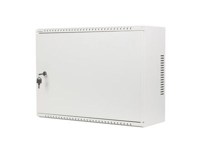 Lanberg 19" racková skříň pro montáž na stěnu 4u+3u/540x200 nízkoprofilová šedá (smontovaná)
