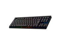 Logitech G G515 - Klávesnice - technologie LIGHTSPEED - TKL - podsvícení - bezdrátový - 2.4 GHz, Bluetooth, USB - QWERTZ - madarská - klávesový spínac: GL Tactile - cerná