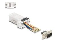 D-Sub 9 pin male to RJ45 female Assembly