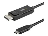 4K USB-C to DP Cable - Kabel DisplayPort - USB-C (M) do DisplayPort (F) - USB 3.1 / Thunderbolt 3 / DisplayPort 1.2 - 1 m - podporuje 4K, aktivní - černá