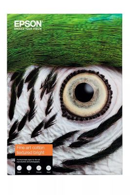 EPSON Fine Art Cotton Textured Bright A3+25 Sheets