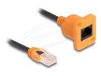D-Type RJ45 cable plug to jack Cat.5e UT