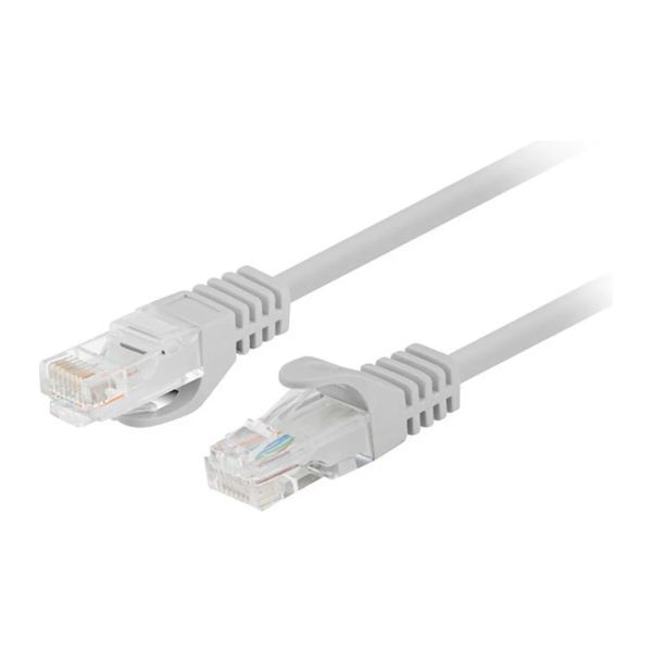 Patchcord CAT.5E utp 7,5m šedý fluke pass lanberg
