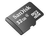 Paměťová karta flash - 32 GB - Třída 4 - microSDHC - černá