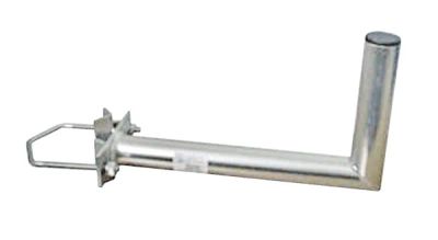 Anténní držák 50 na stožár s úhlem, rozteč třmenu 150mm, průměr 42mm, výška 16cm