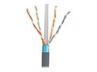 Kabel horizontální - 305 m - stíněná kroucená dvoulinka (F/UTP) - CAT 6a - neobsahuje halogen, pevný - modrá