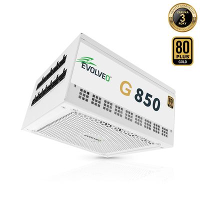 EVOLVEO G850, 850W/ ATX 3.1/ 80+ GOLD/ Modular