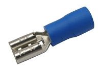 Zdierka faston 4.8mm, vodič 1.5-2.5mm modrá