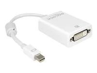 DVI adaptér - Mini DisplayPort (M) do DVI-I (F) - 18 cm