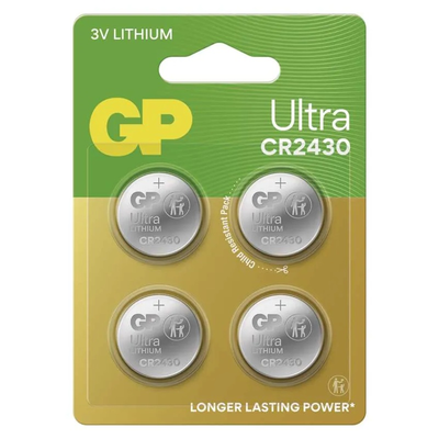 Baterie CR2430 GP Ultra Lithium 4ks