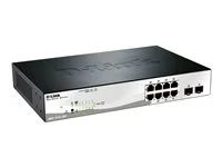 Přepínač - řízený - 8 x 10/100/1000 (PoE+) + 2 x gigabitů SFP - desktop - PoE+ (78 W)