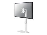 Stojan - plný pohyb - pro Displej LCD - bílá - velikost obrazovky: 10"-30" - stolní stojan, upevnitelné na stůl