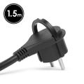 Flexo šňůra gumová 3x1,5mm2 1,5m DELIGHT 05942A
