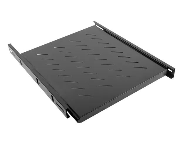 Lanberg 19" posuvná police 1u/463x550mm max. nosnost do 60 kg černá