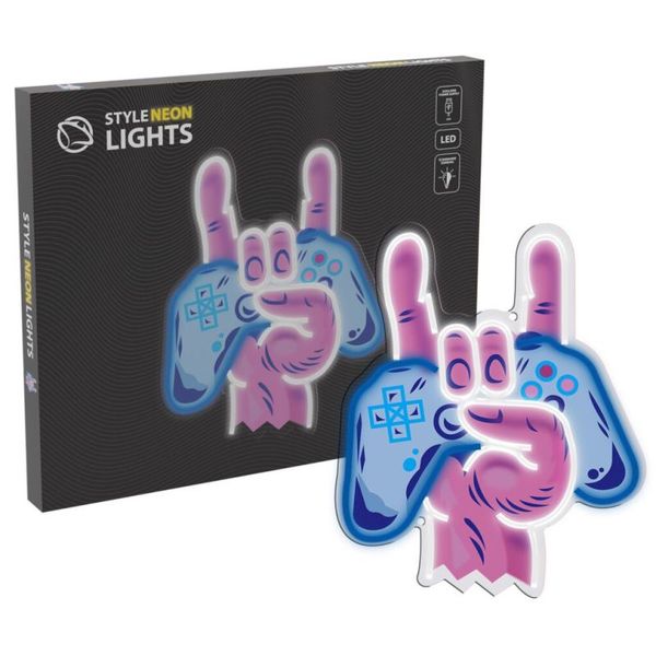 MANTA GAMEPAD, LED Neon plexi dekorace