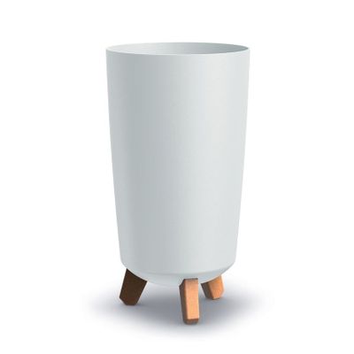 Květináč GRACIA TUBUS SLIM bílý 19,5 cm