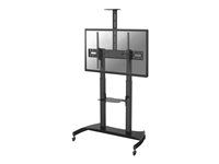 Vozík - pro plochý panel / AV zařízení - černá - velikost obrazovky: 60"-100"