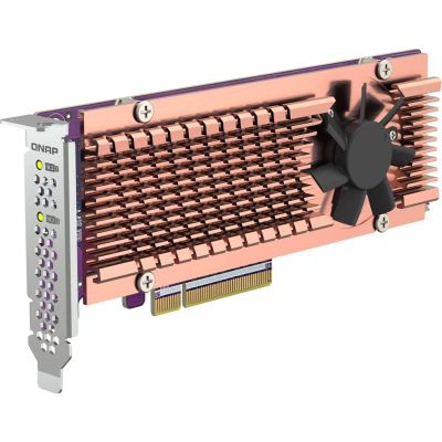 QNAP QM2-2P-384A PCIe SSD dual expansion card M.2