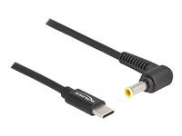 Elektrický kabel - USB-C (M) do DC jack 5,5 x 3,0 mm (M) - 20 V - 3 A - 1.5 m - černá
