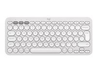 Klávesnice - bezdrátový - Bluetooth LE - QWERTY - US mezinárodní - tonal white