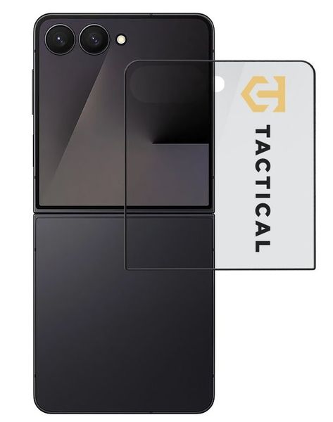 Tactical Glass Shield 5D sklo (Vnější) pro Samsung Galaxy Z Flip 7 Black