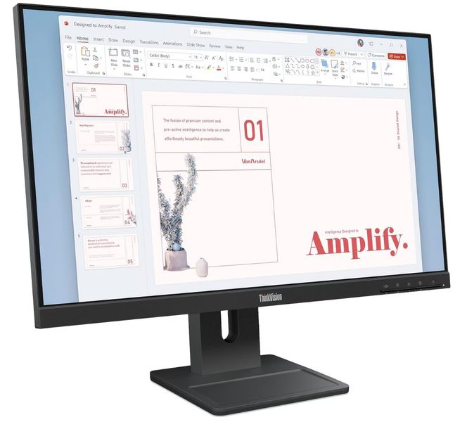 Lenovo ThinkVision/E24-40/23,8"/IPS/FHD/100Hz/6ms/Černá/3R