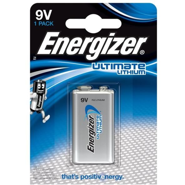 ENERGIZER Ultimate Lithium, Baterie,9V, 6LR61, 1ks