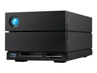 LaCie 2big Dock STLG48000400 - Pole pevných disku - 48 TB - 2 zásuvky (SATA-600) - HDD 24 TB x 2 - Thunderbolt 4, USB 3.2 Gen 2 (externí) - s 5 let Rescue Data Recovery Service Plan