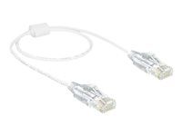 Patch kabel - RJ-45 (M) do RJ-45 (M) - 50 cm - UTP - CAT 6 - neobsahuje halogen - bílá