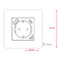 Smart zásuvka IMMAX NEO 07801L ZigBee Tuya
