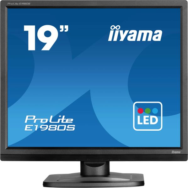 iiyama ProLite/E1980S/19"/TN/1280x1024/75Hz/3ms/Black/3R