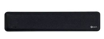 Podpěra zápěstí ke klávesnici C-TECH KPG-01, paměťová pěna,  černá, 450x93x25mm