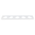 Pětinásobný rámeček ELECTROMALT OVAL OVA1005W, bílý