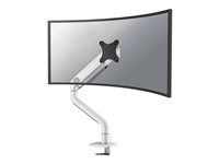 Montážní sada (montážní rameno na stůl) - plný pohyb - pro obrazovka - hliník - bílá - velikost obrazovky: 17"-49"