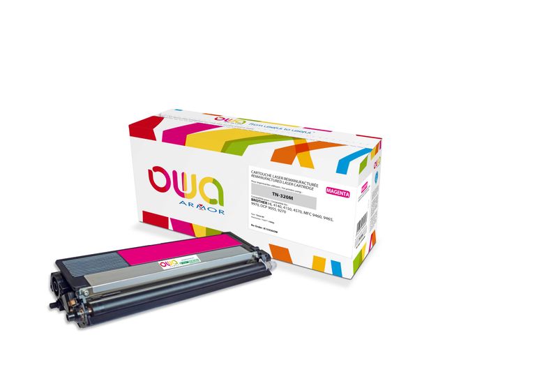 OWA Armor toner kompatibilní s Brother TN-320M, 1500st, červená/magenta