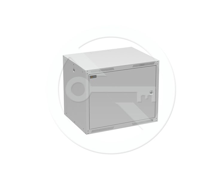 Rozvaděč nástěnný GrandN Duo 9U 450mm, dveře plech, RAL7035, GrandND-9U-645-21-G