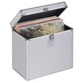 HAMA Hard case, kufřík na 50ks desek, stříbrný