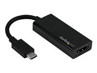 StarTech USB-C to HDMI Adapter - USB Type-C to HDMI Converter - 4K 60Hz - Externí video adaptér - USB-C - HDMI - cerná - pro P/N: TB3DK2DPM2, TB3DOCK2DPPD, TB3DOCK2DPPU, TB4CDOCK