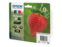 4-balení - 30.5 ml - XL - černá, žlutá, azurová, purpurová - originální - blistr s RF / akustickým alarmem - inkoustová cartridge - pro Expression Home XP-235, 245, 247, 255, 332, 335, 342, 345, 432, 435, 442, 445, 455