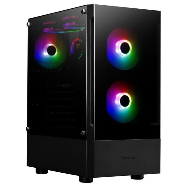SPIRE Talos E3 RGB, PC Skříň, černá