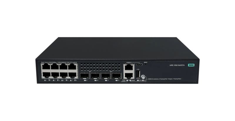 HPE NW CW 2150 8G PoE+ 2F 2P 125W Switch