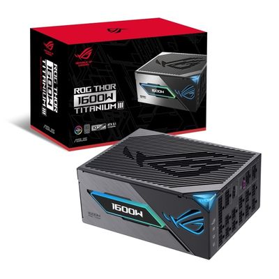 ASUS ROG THOR 1600/1600W/ATX 3.1/80PLUS Titanium/Modular/Retail