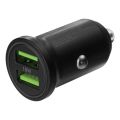 DELTACO USB-CAR128, Autonabíječka 2x USB 2.0, čí