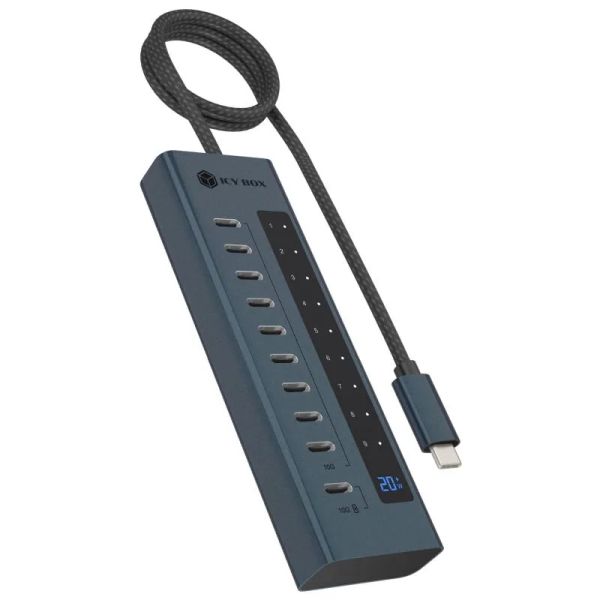 RAIDSONIC ICY BOX 10v1 USB Hub, USB-C 3.2 Gen2