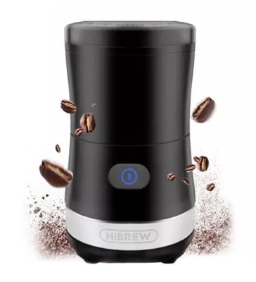 HiBREW BM01T-1 – akumulátorový mlynček na kávu, 70 W, čierny