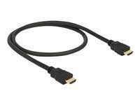 Kabel HDMI s ethernetem - HDMI s piny (male) do HDMI s piny (male) - 50 cm - černá - podporuje 4K