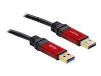 Kabel USB - USB typ A (M) do USB typ A (M) - USB 3.0 - 5 m - černá